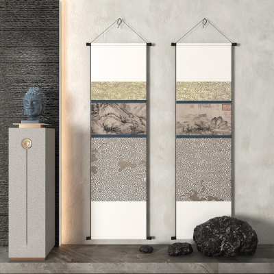 新中式装饰画3D模型下载